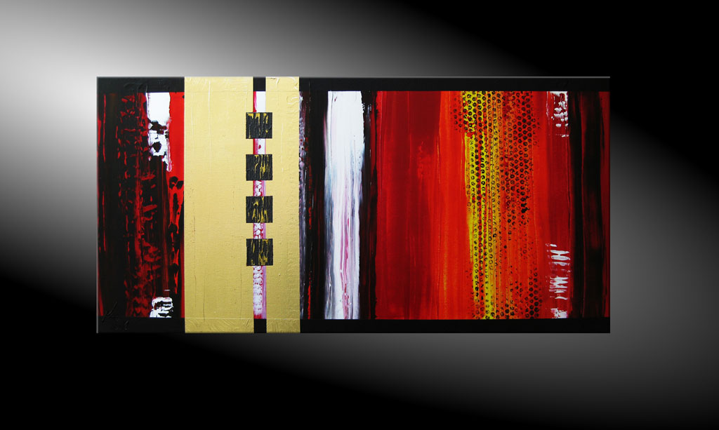  - PASSIONS 120x40 cm Moderne Kunst in Acryl kaufen