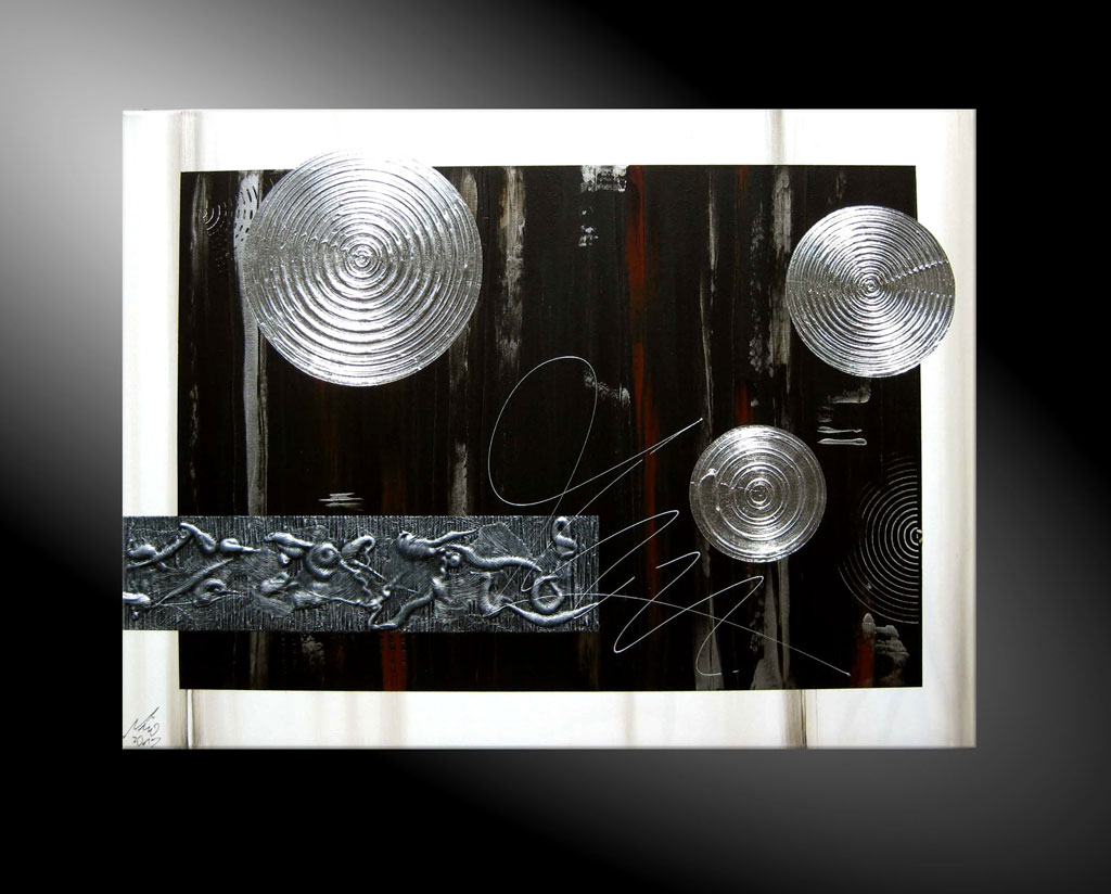  - THREE TIMES 80x60 cm Moderne Kunst in Acryl kaufen
